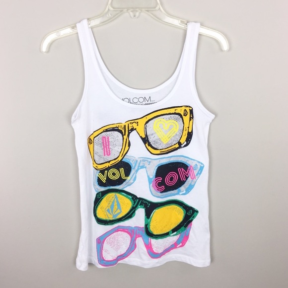Volcom Tops - Volcom | Colorful Sunglasses Graphic Tank - E44PO